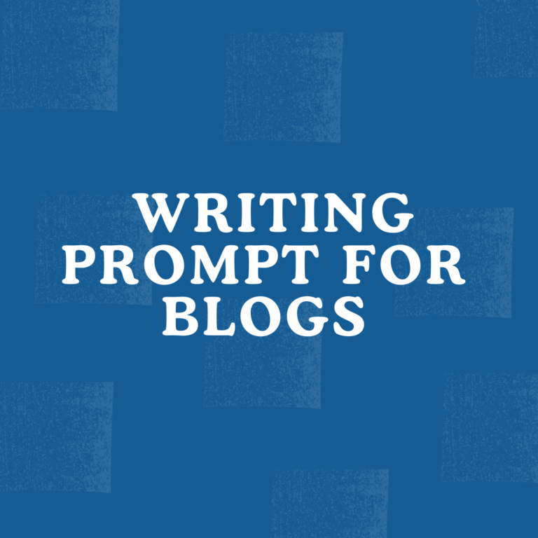 writing prompt for blogs
