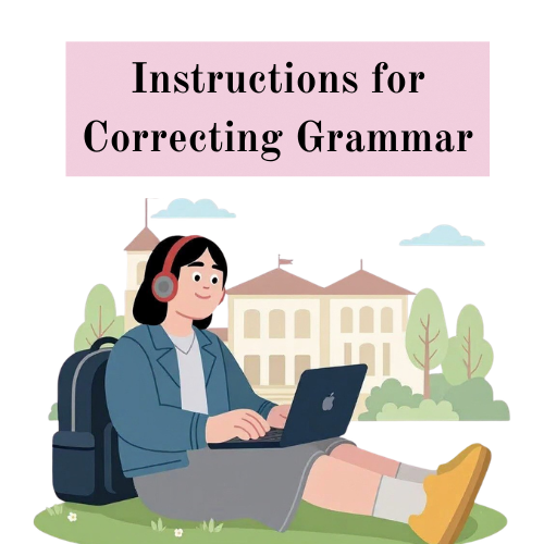 Instructions for Correcting Grammar
