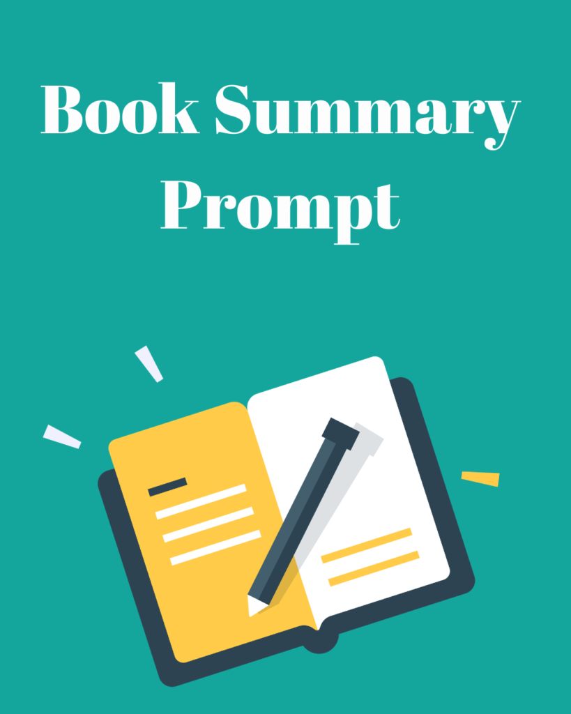 Book summary prompt